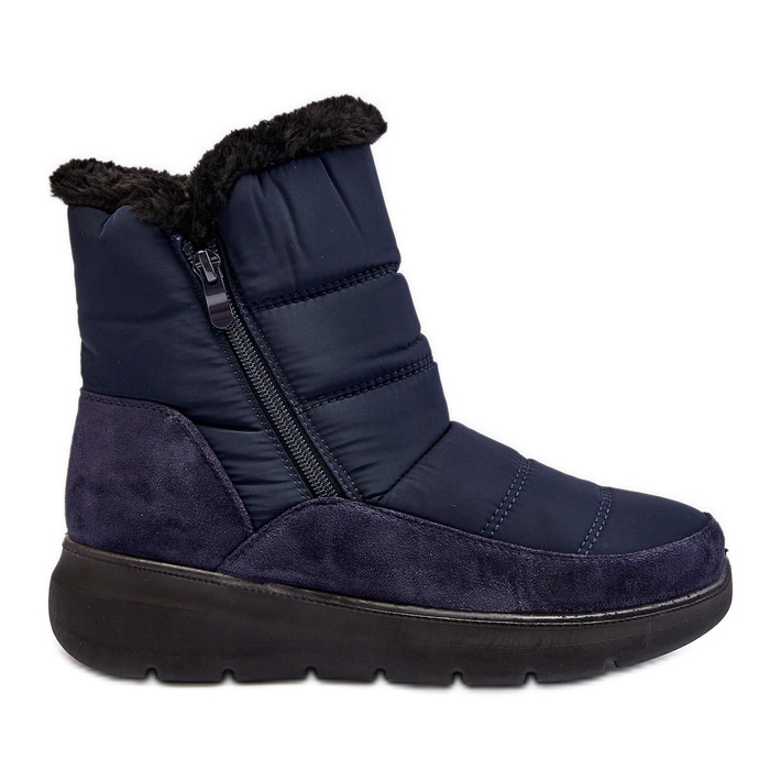 Doposci Da Donna Con Pelliccia, Primose Blu Navy