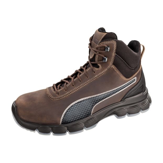 Scarpe Puma Cordur Brown Mid M MLI-S14B9, marrone scuro