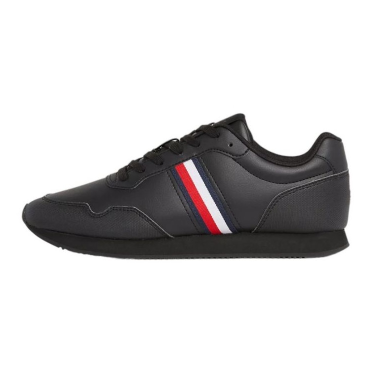 Scarpe Tommy Hilfiger Core Lo Runner Pu M FM0FM048340GQ nero