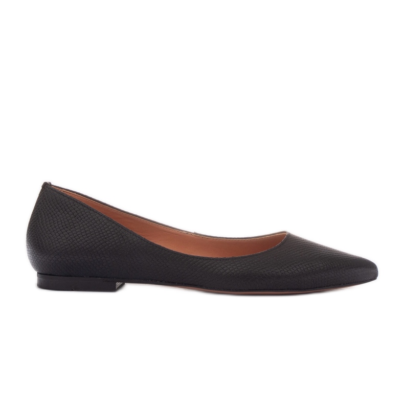 Marco Shoes Ballerine in morbida pelle nero