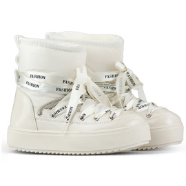 Stivali da neve decorativi da donna, scarpe invernali beige