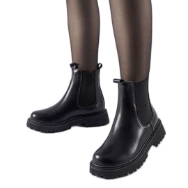 Stivaletti slip-on Edgar classici isolati neri nero