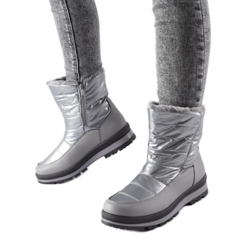 Stivali da neve foderati in pelliccia argento Tylertown