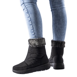 Doposci Brownton neri con zeppa bassa nero