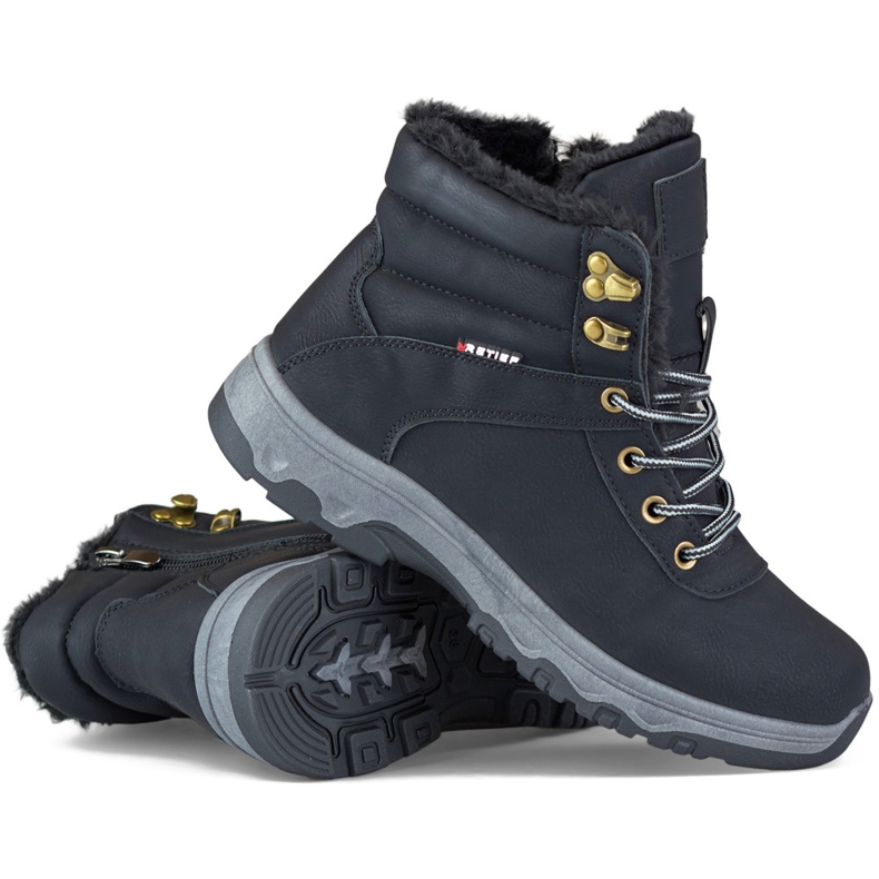 Scarpe da trekking alte da donna, nere nero