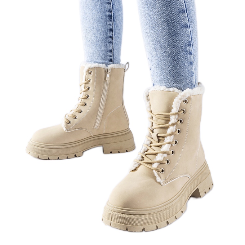 Stivali isolanti beige di Tadasuni