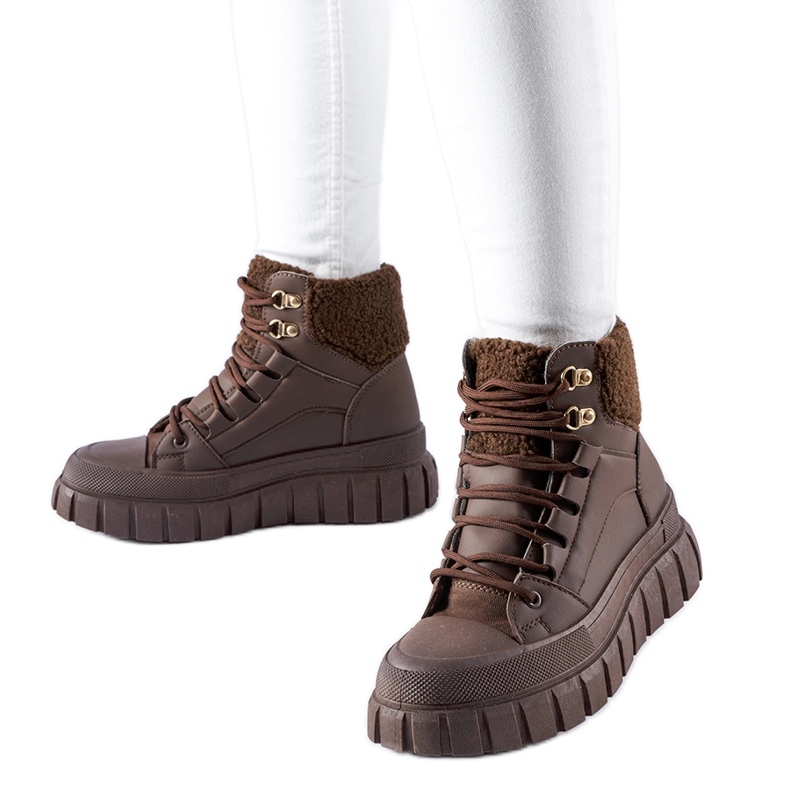 Scarpe da ginnastica Adamsville marroni isolate marrone