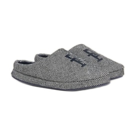 Tommy Hilfiger Herringbone Homeslipper M Pantofole FM0FM04927 Bds nero