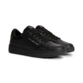 Tommy Hilfiger Basket Core Leather M scarpe FM0FM04727 Bds nero