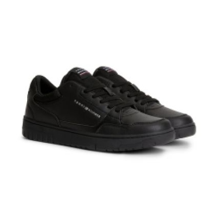 Tommy Hilfiger Basket Core Leather M scarpe FM0FM04727 Bds nero