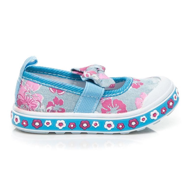 Miss Ballerine con fiori blu