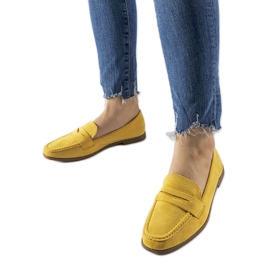 Mocassini Medford in ecopelle scamosciata gialli giallo