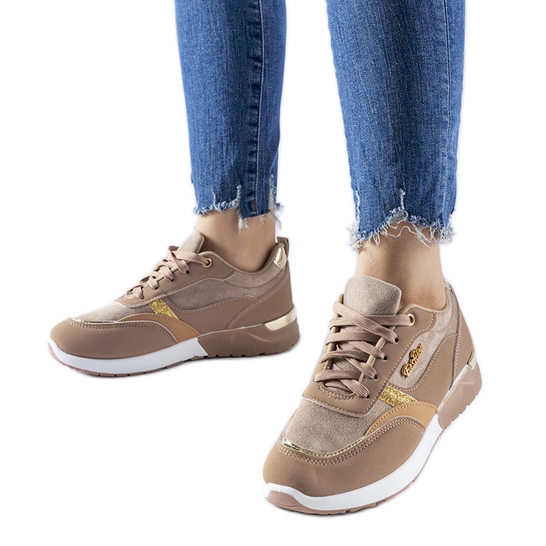 Sneaker Rovagnate beige scuro