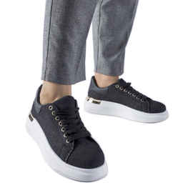 Sneakers nere con plateau Scuderlando nero