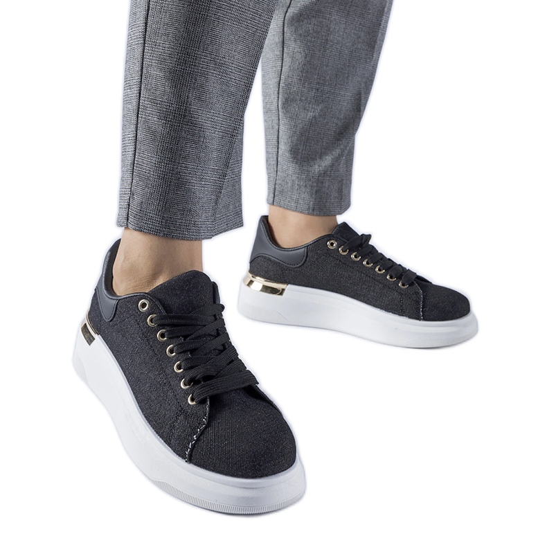 Sneakers nere con plateau Scuderlando nero