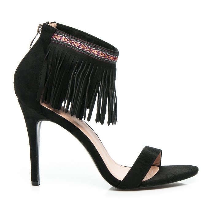 Wilady Sandali boho neri nero