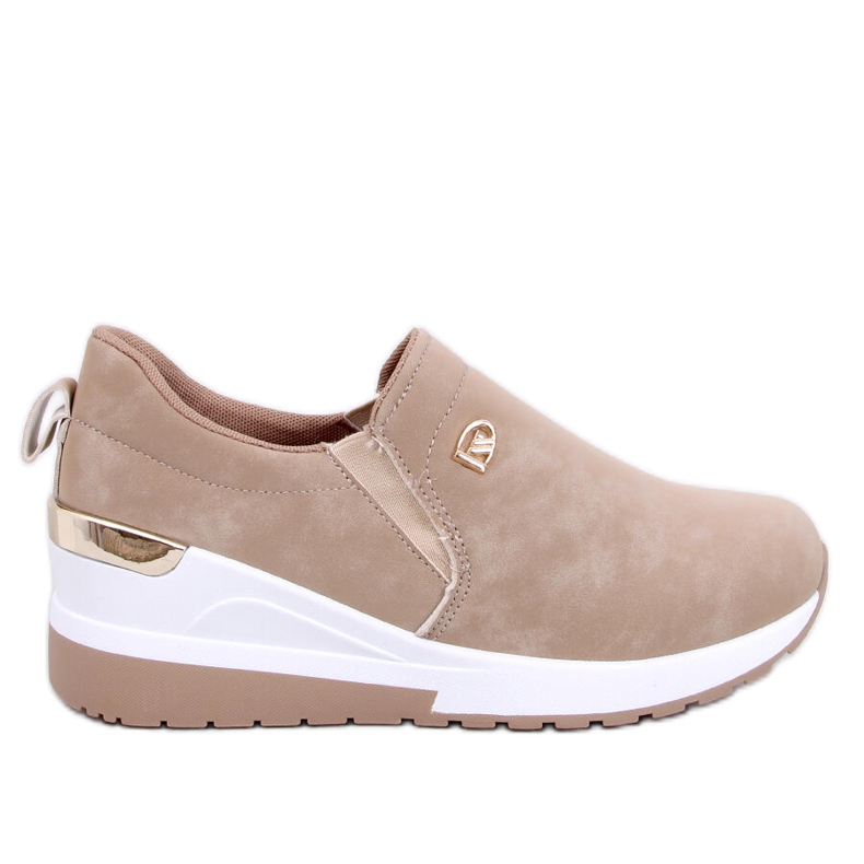 Scarpe con zeppa Hense Khaki beige