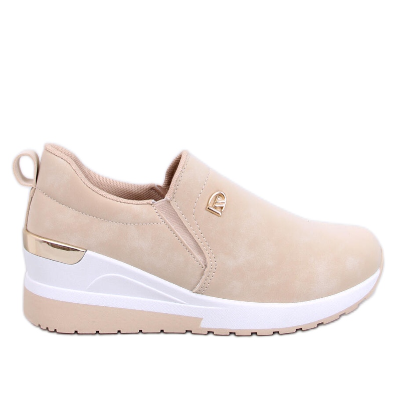 Scarpe con zeppa Hense color albicocca beige