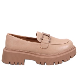 Mocassini con plateau Elken Khaki beige