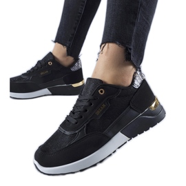 Sneakers Roganzuolo nere glitterate nero