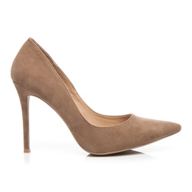 Vices Tacchi in pelle scamosciata marrone