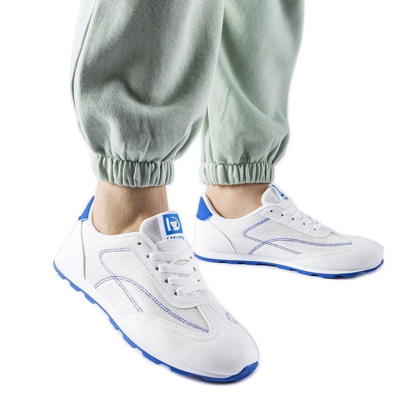 Sneaker sportiva bianca Pinarella