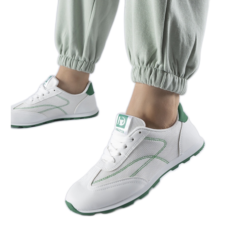 Sneaker sportiva bianca Pinarella
