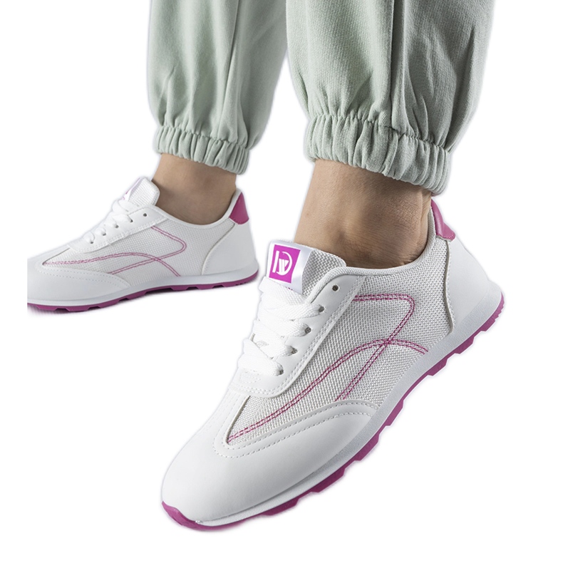 Sneaker sportiva bianca Pinarella