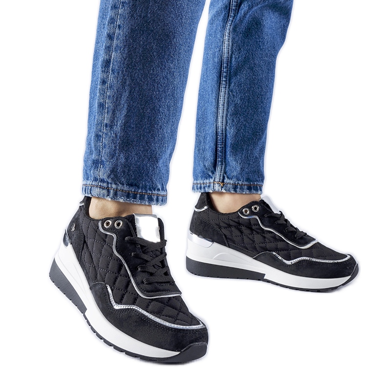 Sneakers con zeppa Pisignano nere nero