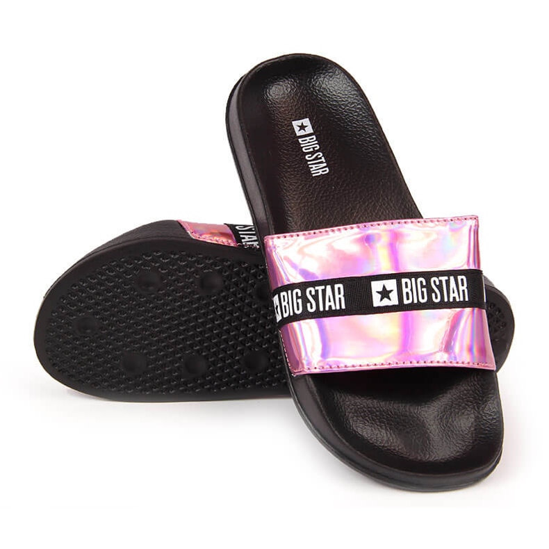 Infradito da spiaggia da donna rosa Holo Big Star GG274A008