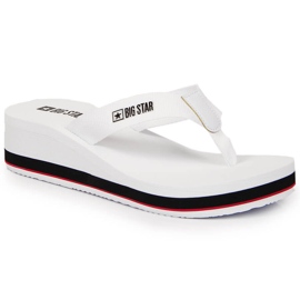 Infradito con zeppa bianche Big Star JJ274A333 bianco