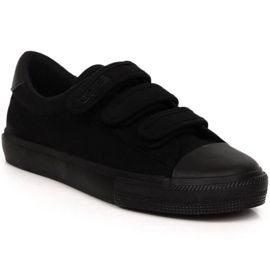 Sneakers Big Star W INT1842D con velcro, nere nero