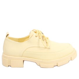 Mocassini con suola alta Unna Yellow giallo