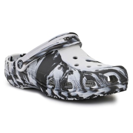 Infradito sportive Crocs Classic Marbled Clog 206867-103 bianco