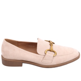 Mocassini da donna Linda Beige