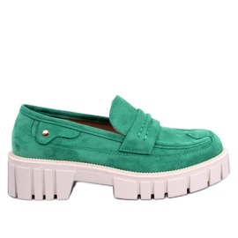 Mocassini con plateau di Chandra Green verde