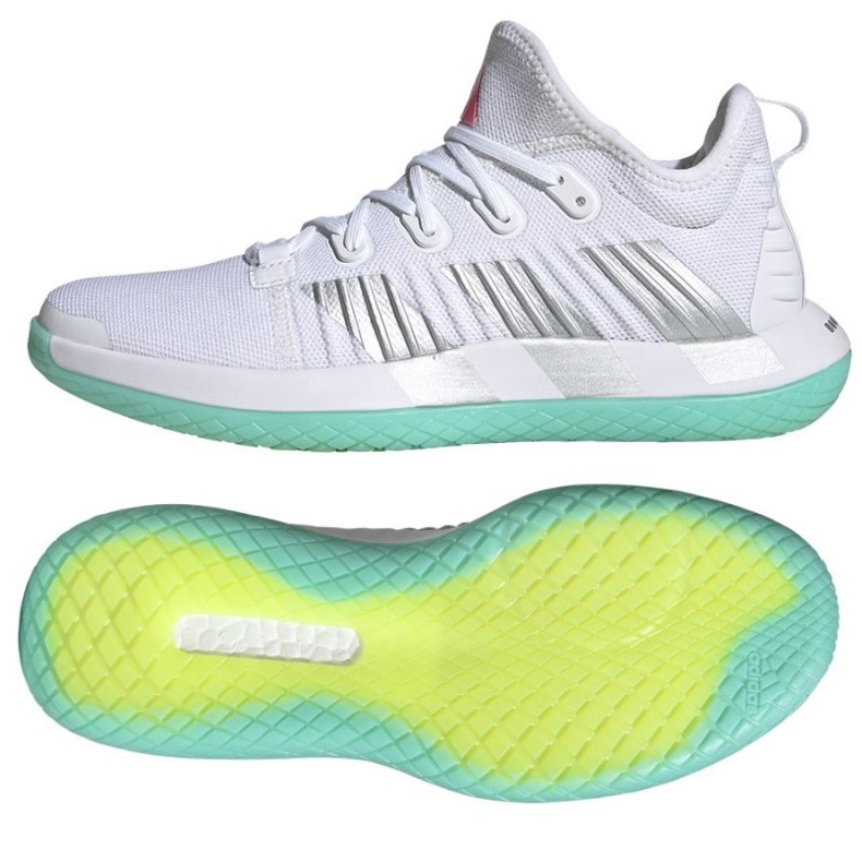 Scarpe da pallamano Adidas Stabil Next Gen W IG3402 bianca