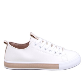 Sneakers Monae Champagne da donna bianco