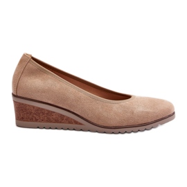 Vinceza Scarpe con zeppa Belli beige da donna