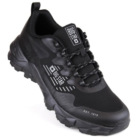 Scarpe sportive da trekking da uomo nere Big Star LL174127 nero
