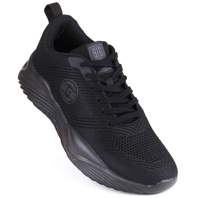 Scarpe sportive da uomo nere Big Star LL174248 nero