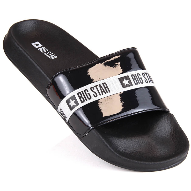 Infradito da donna in vernice nera Big Star GG274A007 nero