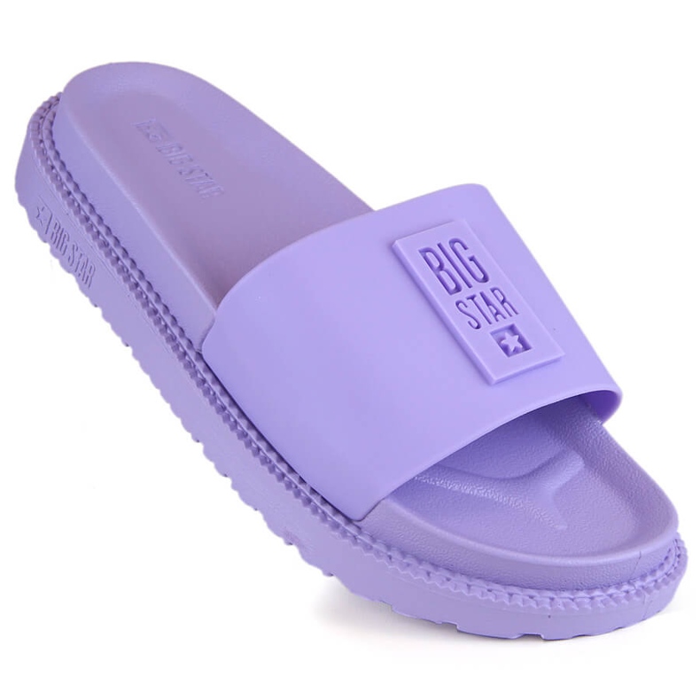 Infradito viola da donna con plateau Big Star LL274426