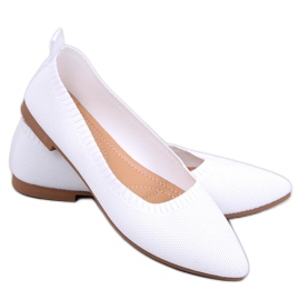 Kreiss Ballerine traforate bianche bianco