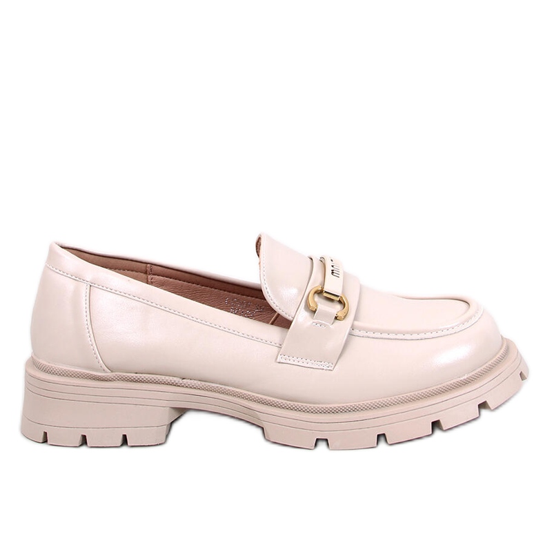 Mocassini con plateau Emina Beige