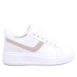 Emmas Scarpe da ginnastica con plateau beige bianco