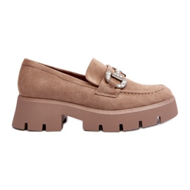 Mocassini Da Donna Con Decorazione Ellise Beige