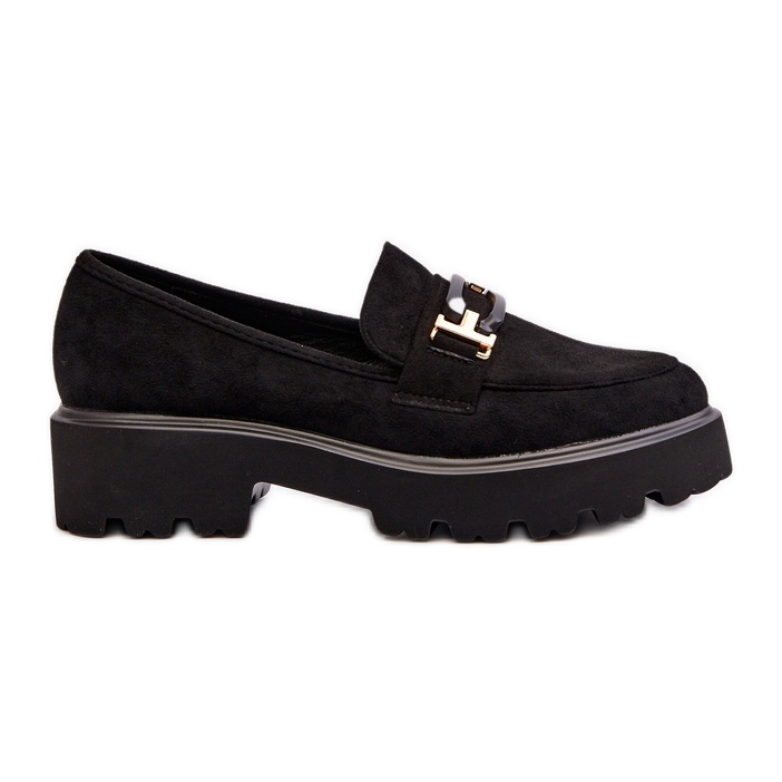 Mocassini Da Donna Con Decoro Nero Omavia