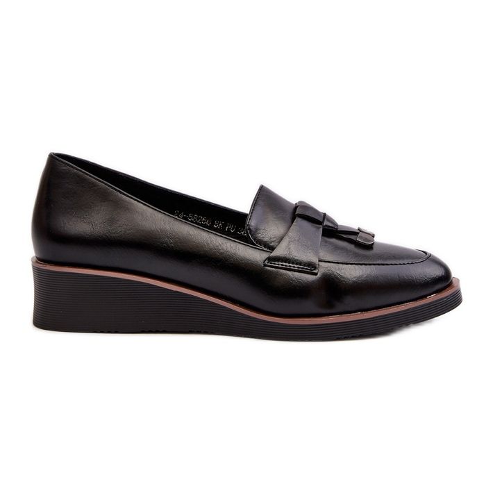 Vinceza Scarpe Con Zeppa Da Donna Con Decorazione, Miliret Nero