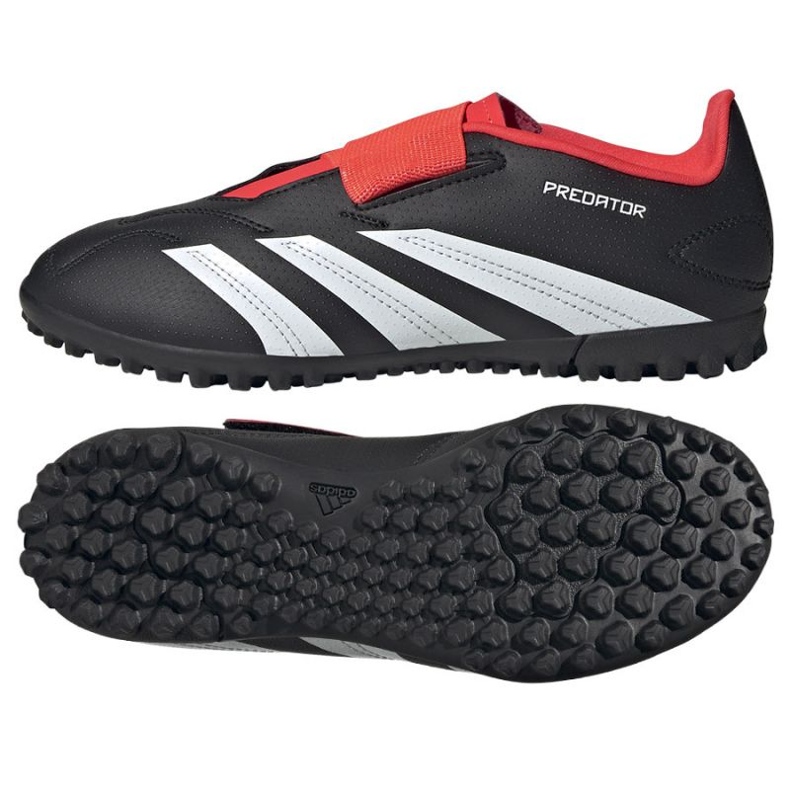 Scarpe Adidas Predator Club Vel Tf Jr IG5430 nero